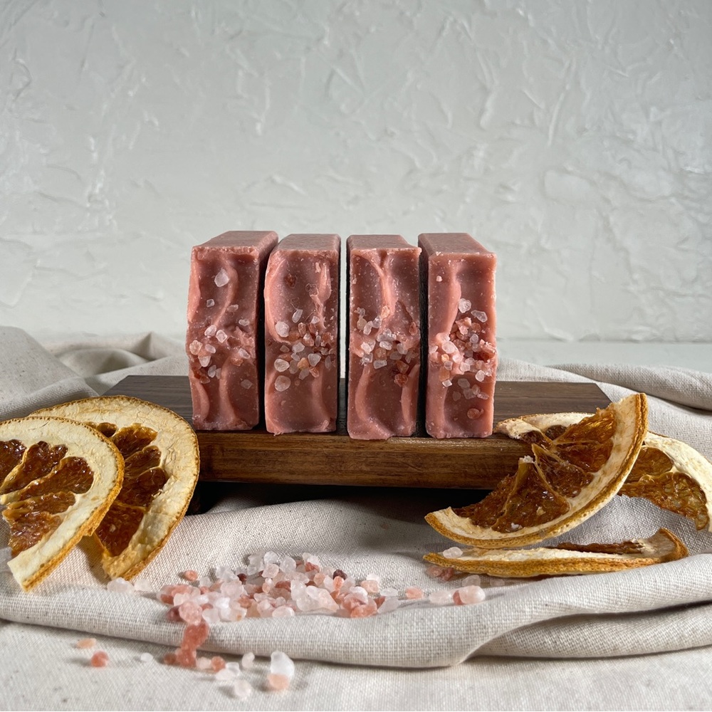 *Maya"Himalayan Salt & Rose Clay Artisan Soap Bar | Luxe Skincare
